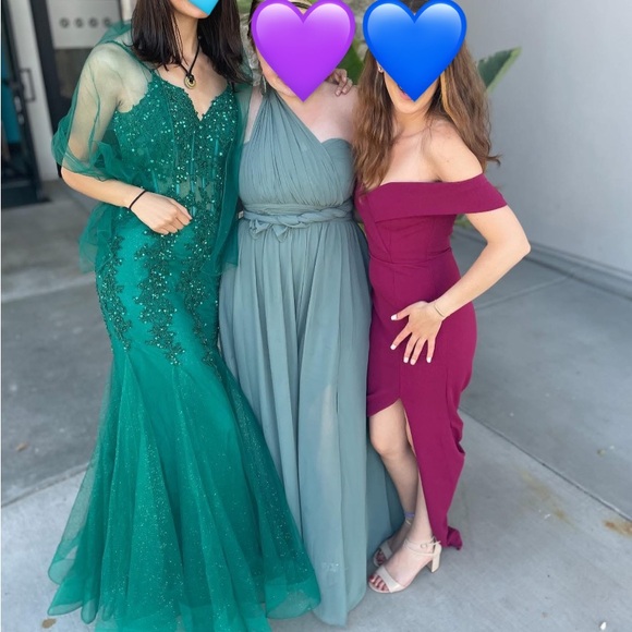 Birdie grey bridesmaid dress - Picture 3 of 3